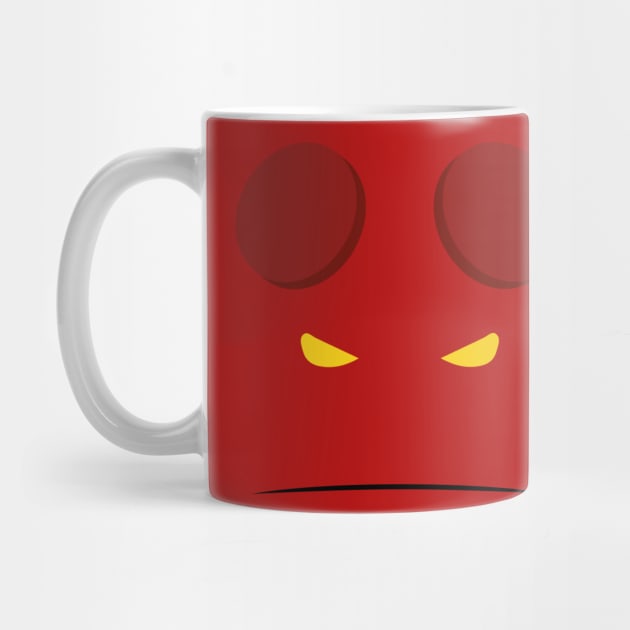 Minimalist Hellboy by PWCreate